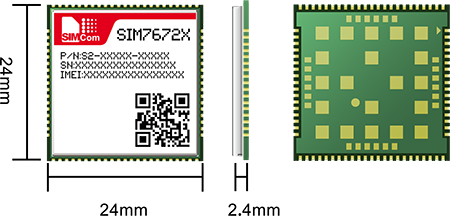 The SIM7670/SIM7672 series is the LTE Cat 1bis module based on the latest QCX216