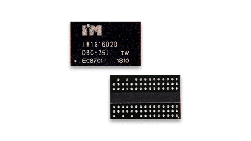 [IME1G08D2DEBG-25I] ECC DDR2, 1Gb, 1.8V, 128Mx8, 400MHz (800Mbps), -40C to +95C, FBGA-60