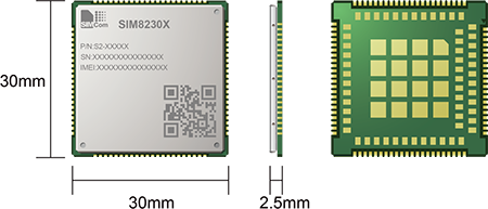 [SIM8230G] 
SIM8230 is a Multi-Band 5G NR/LTE-FDD/LTE-TDD module which supports R17 5G SA.